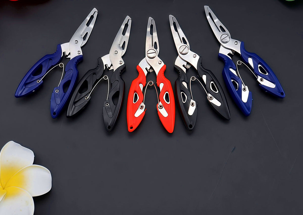 Stainless Steel Fishing Pliers, Line Cutter & Hook Remover – product photo