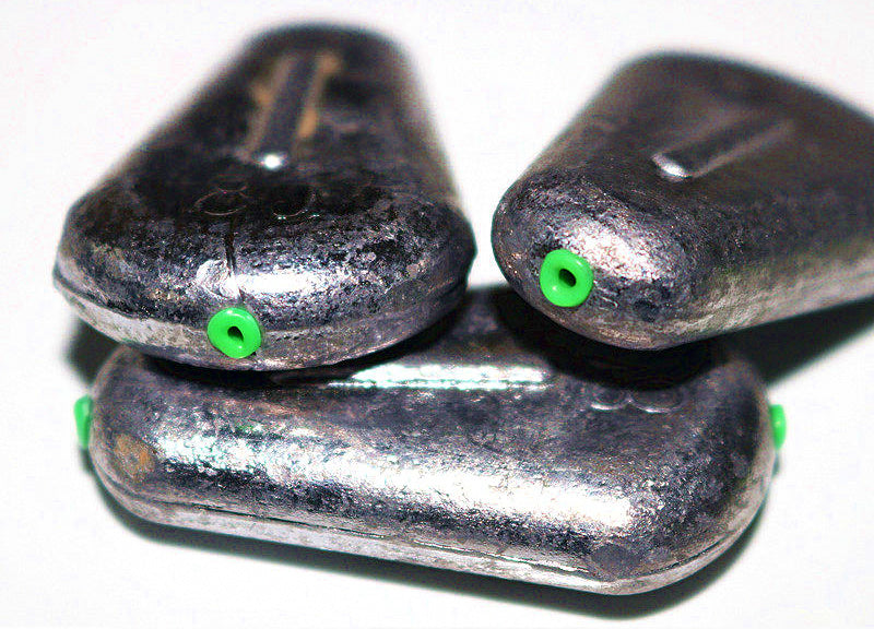 Flat Lead Sinker, Hollow Plastic Core, 0.2–7 oz (5–200 g) – product photo