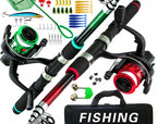 Kids Beginner Spinning Rod & Reel Combo, Fiberglass – product photo