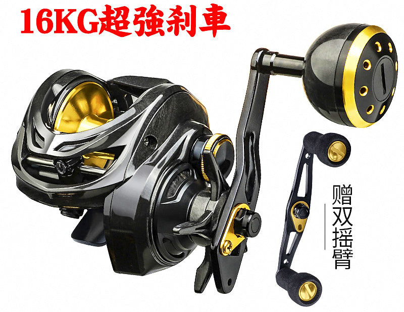 Round Baitcasting Reel for Slow Pitch Jigging, Left or Right Hand – product photo