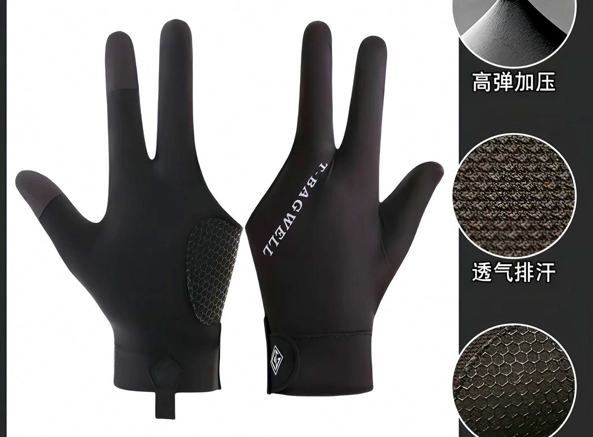 Cut-Resistant 3-Finger Fishing Glove, Casting & Reel Use – product photo