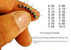 Tungsten Steel Self-Locking Sinkers, 0.002–0.071 oz (0.05–2 g) – product photo