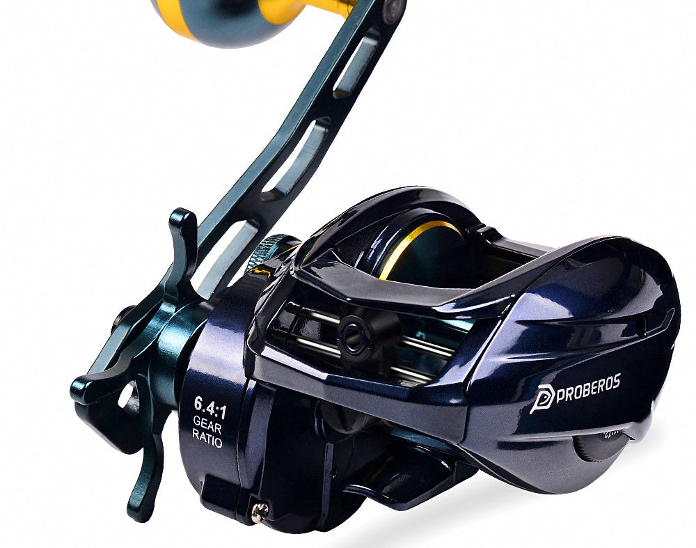 Deep Spool Spinning Reel, 6.4:1, Aluminum Frame, 6+1 Bearings – product photo