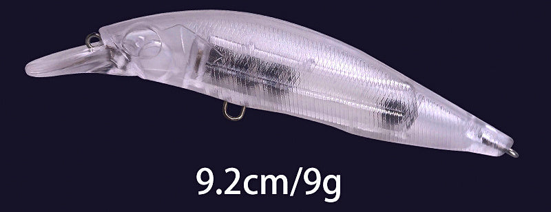 Unpainted Clear Floating Minnow Lure Blank – product photo