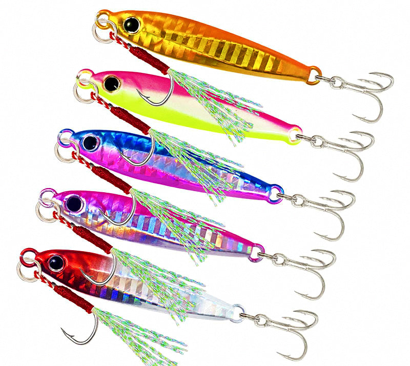 Casting Metal Jig, 10–60 g (0.35–2.1 oz), 5 Colors – product photo