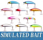 Sinking Pencil Bait with 3 Treble Hooks and Rattle, Hard Lure – product photo