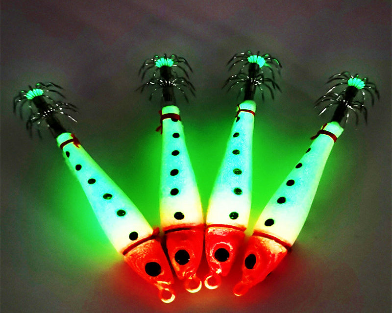 Glow Squid Umbrella Hook Jigs, 10–40 g (0.35–1.4 oz) – product photo