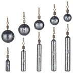 Texas Rig Lead Sinkers, 50 Pack, 0.09–0.71 oz (2.5–20 g)