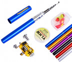 Telescopic Pen Rod & Reel Combo, Fiberglass, 5-Section – product photo