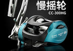 Wide Body Deep Spool Baitcasting Reel for Jigging, Left or Right – product photo