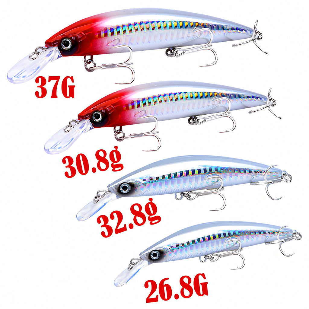 Sinking Minnow Hard Bait, 26.8–37 g (0.95–1.31 oz) – product photo