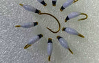 Black Head Nymph Fly Hooks, Barbed, Sizes 10–20, 5 or 10 pk – product photo