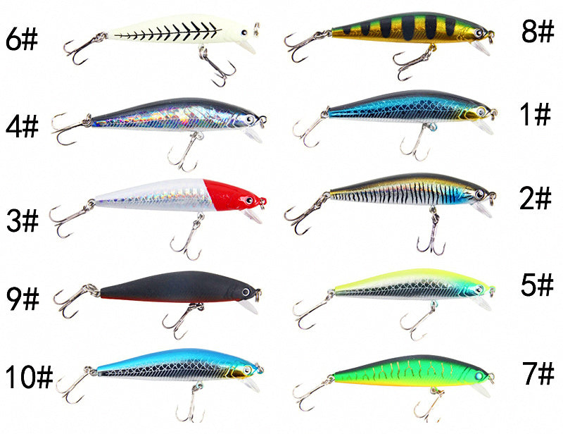 Laser Minnow Hard Bait, 7 cm (2.8 in), 6 g (0.2 oz) – product photo