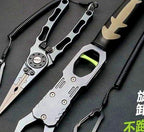 Fishing Pliers & Fish Gripper, Gunmetal Black – product photo