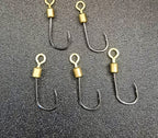 Iseni Swivel Hooks, Barbed, Sizes 3–10 – product photo