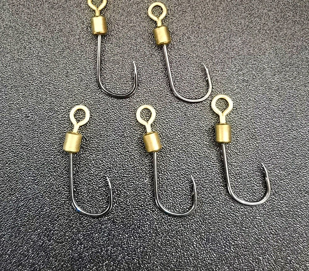 Iseni Swivel Hooks, Barbed, Sizes 3–10 – product photo
