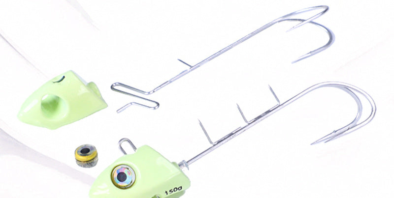 Detachable Glow Lead Head Jig Hook, 120–300 g (4.2–10.6 oz) – product photo