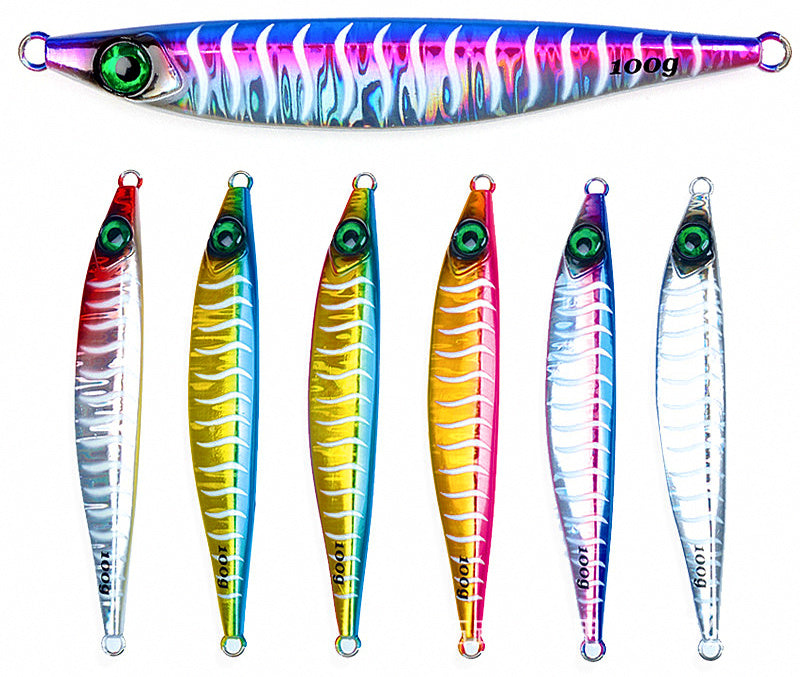 Glow Striped Sardine Casting Jig, 40–100 g (1.4–3.5 oz) – product photo