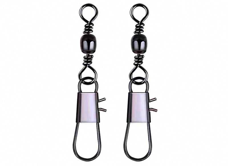 Barrel Swivel Safety Pin Snap Connector, Carbon Steel – product photo