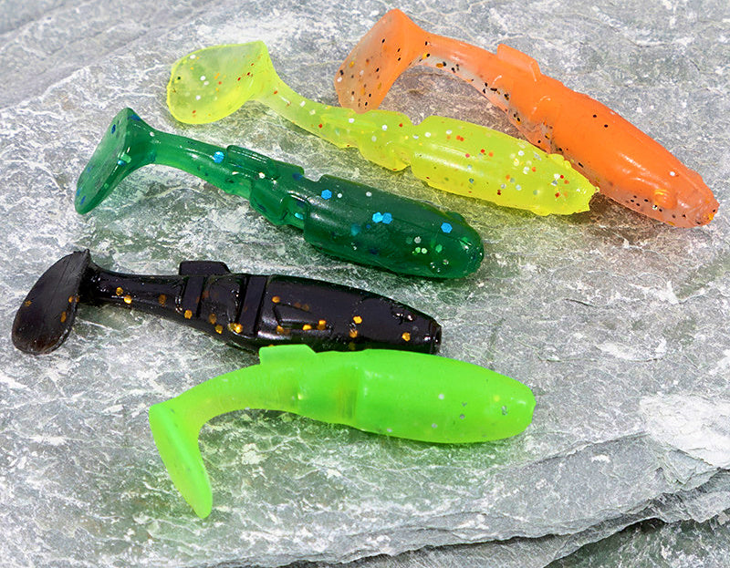 Floating T-Tail Soft Bait Lure, 15-Pack – product photo