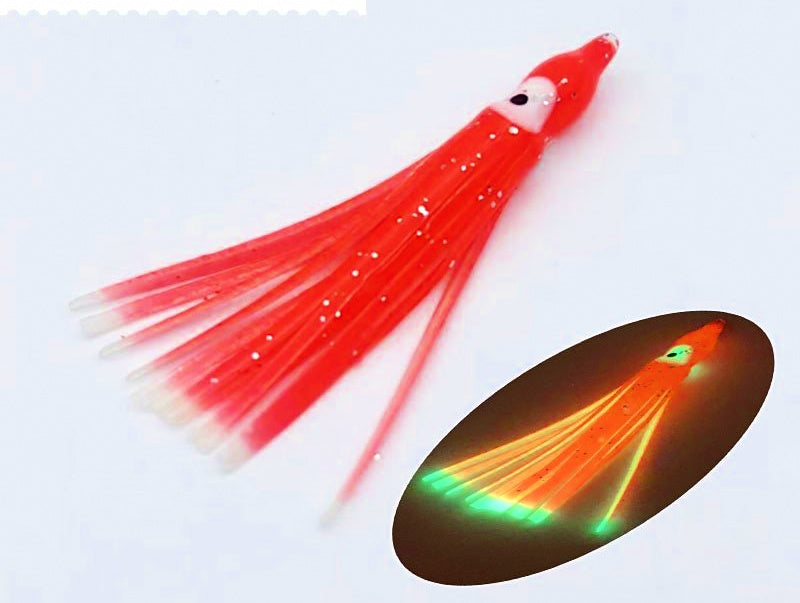 Glow Soft Squid Lures, Multi-Tentacle, 4–14 cm (1.6–5.5 in) – product photo
