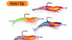 Weighted Soft Shrimp Lure with Hook, 6 cm (2.4 in), 3 g – product photo