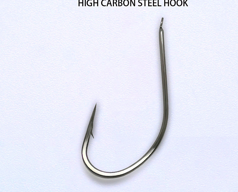 Long Shank Barbed Ring-Eye Hooks, Sizes #1–#36 – product photo