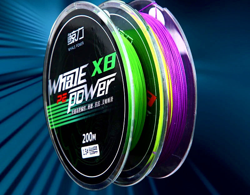 8-Strand Braided Fishing Line, PE 0.6–8, 200 m (219 yd) – product photo