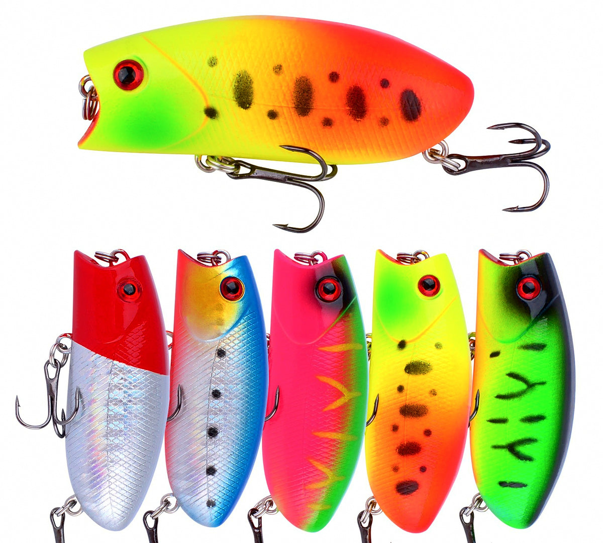 Popper Topwater Lure, 5.5 cm (2.2 in), 10.5 g (0.37 oz) – product photo