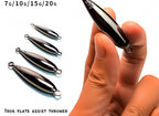 Casting Aid Weights, Fast-Sinking, 7–20 g (0.25–0.7 oz) – product photo