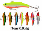 VIB Lipless Vibration Crankbait Lure, 7 Colors – product photo