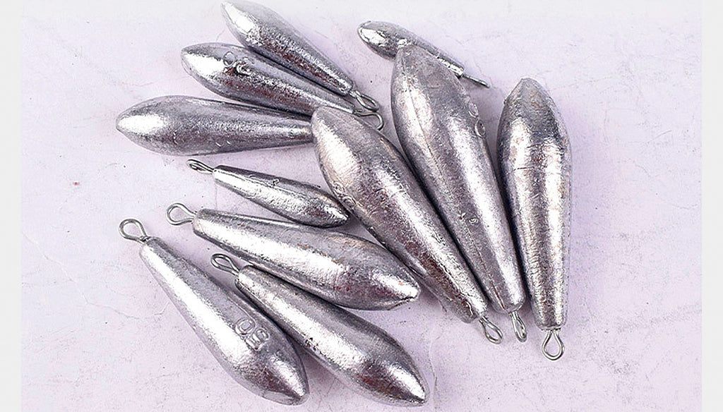 Teardrop Sinkers, 0.12–7 oz (3.5–200 g), 20 or 50 Pack – product photo