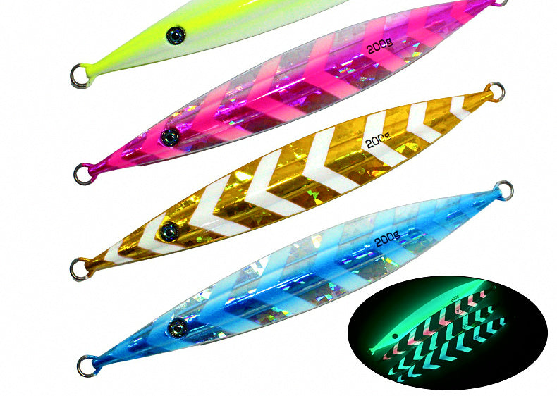 Glow Slow Pitch Jig, 400–500 g (14.1–17.6 oz) – product photo