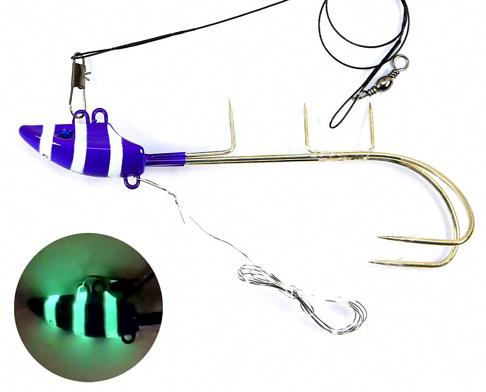 Slow Pitch Jig with Double Barbed Hooks, 7–150 g (0.25–5.3 oz) – product photo