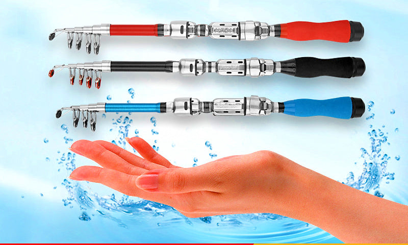 Telescopic Fiberglass Saltwater Rod, 1.0–2.3 m (3.3–7.5 ft) – product photo