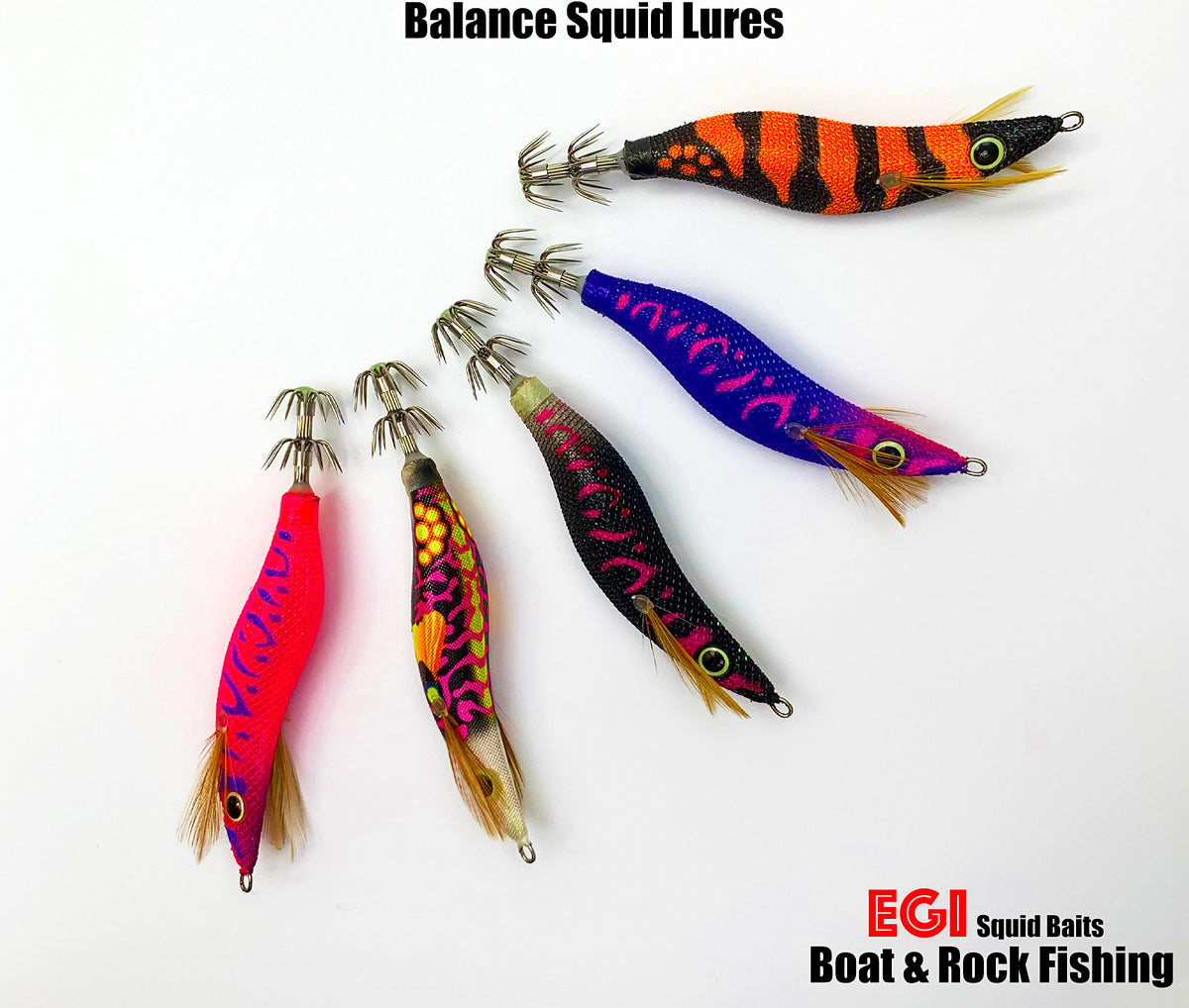 Wood Shrimp Squid Jig Size 2.5, Glow Rattle Bead – product photo