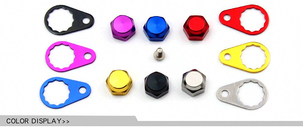 Baitcasting Reel Handle Anti-Loosening Plate & Nut – product photo
