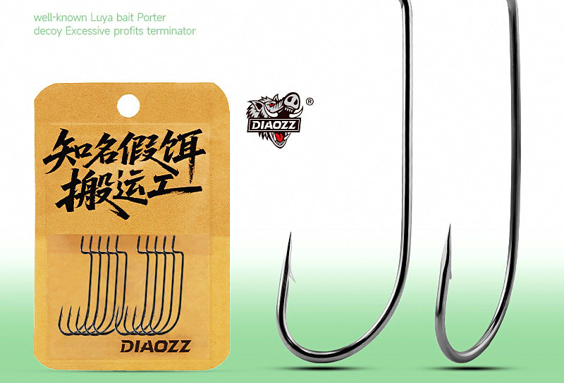 Offset Worm Hooks for Texas Rig, Narrow & Wide Gap, 10-Pack – product photo