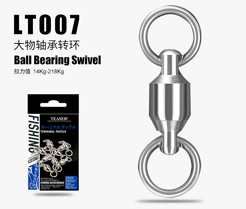 Bearing Swivels, Stainless Steel, Sizes #0–#10 (10 per Pack) – product photo