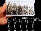Swivel & Snap Assortment, Steel, 50 or 100 pcs Box – product photo