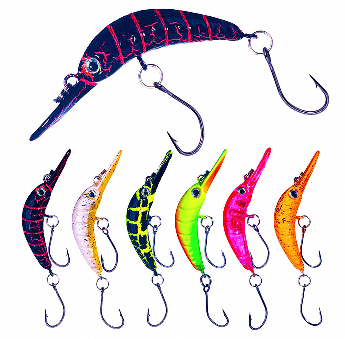 Floating Minnow Lure, 5.2 cm (2 in), 2.5 g (0.09 oz)
