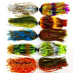 Silicone Skirt Tassel with Flash, DIY Jig & Lure Skirt – product photo
