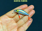 Micro Sinking Minnow Lure, 3.3 g (0.12 oz), Slow Sink – product photo