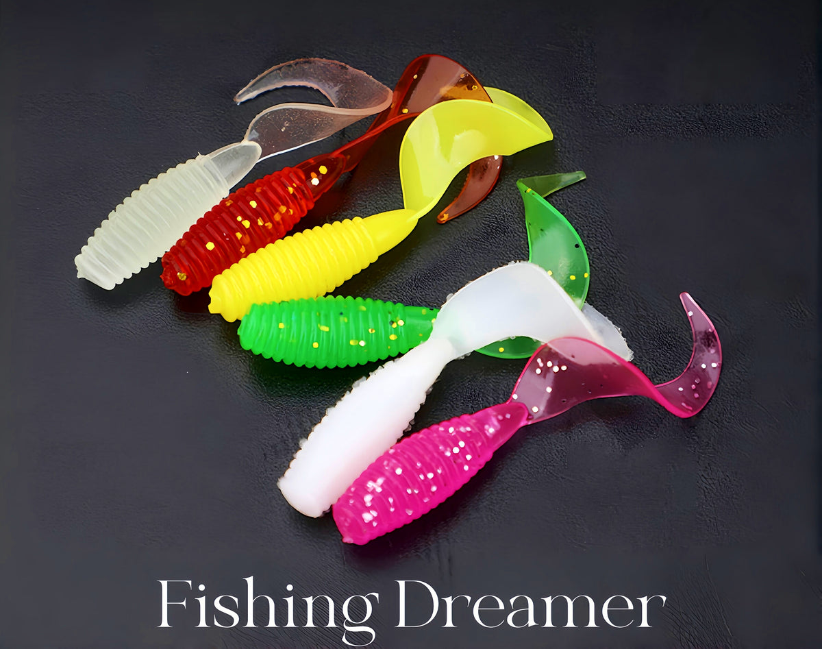 Mini Curly Tail Grub Soft Plastic Lure, 2.5–3.5 cm (1–1.4 in) – product photo