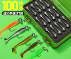 Lead Jig Head Hooks with T-Tail Soft Baits, 3.5–14 g (0.12–0.49 oz) – product photo