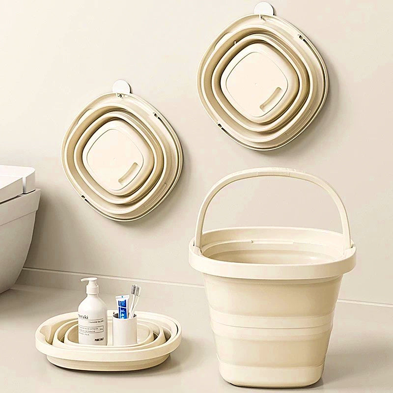 Collapsible Bucket with Handle, 5 L or 10 L (1.3 or 2.6 gal) – product photo