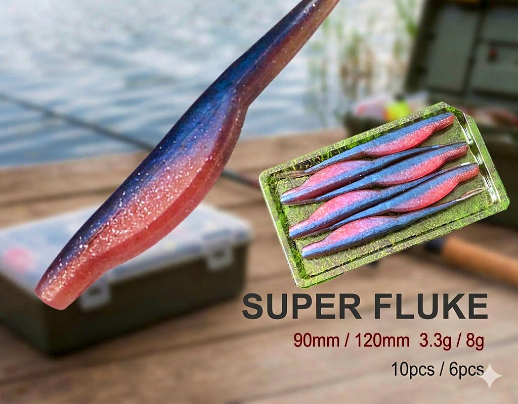Fork Tail Soft Minnow Lure, 90–120 mm (3.5–4.7 in) – product photo