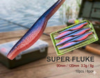 Fork Tail Soft Minnow Lure, 90–120 mm (3.5–4.7 in) – product photo