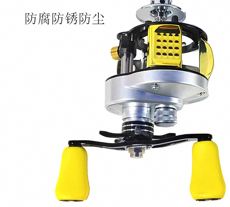 Aluminum Baitcasting Reel 6.3:1, Size 400, 6 Bearings – product photo