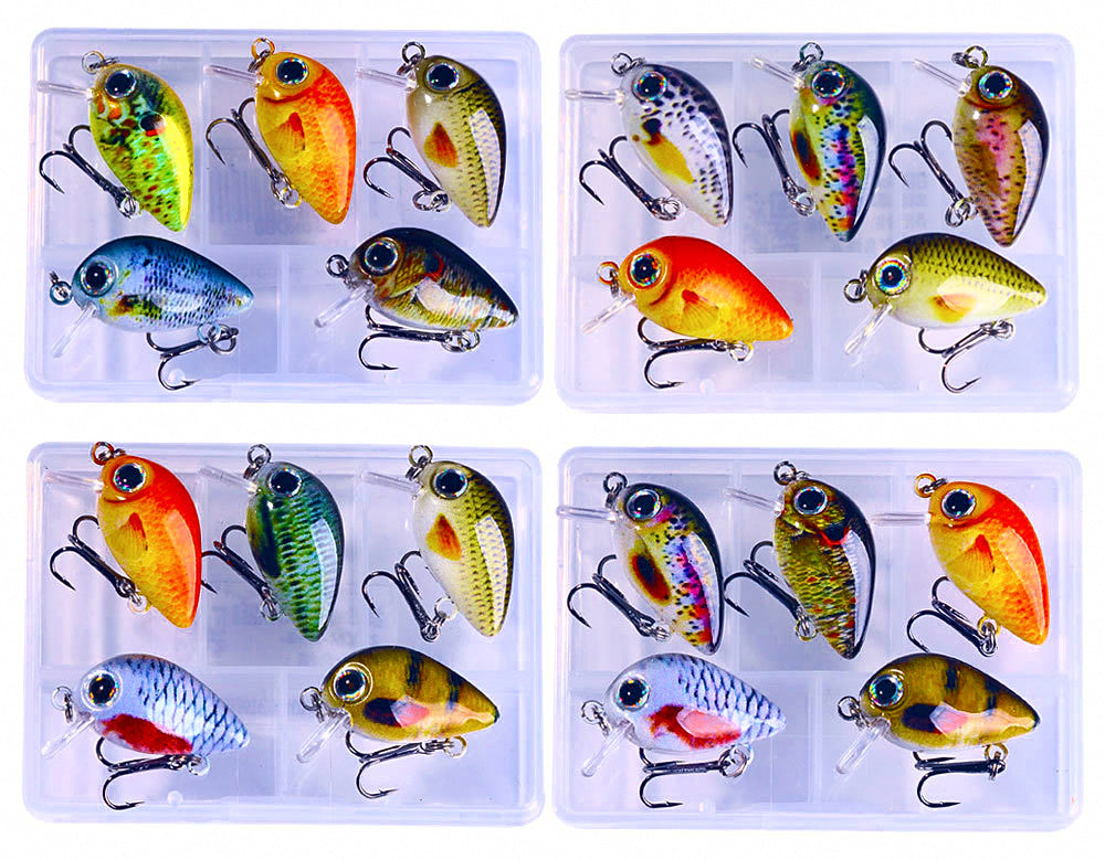 Mini Chubby Minnow Hard Bait, Freshwater & Saltwater – product photo